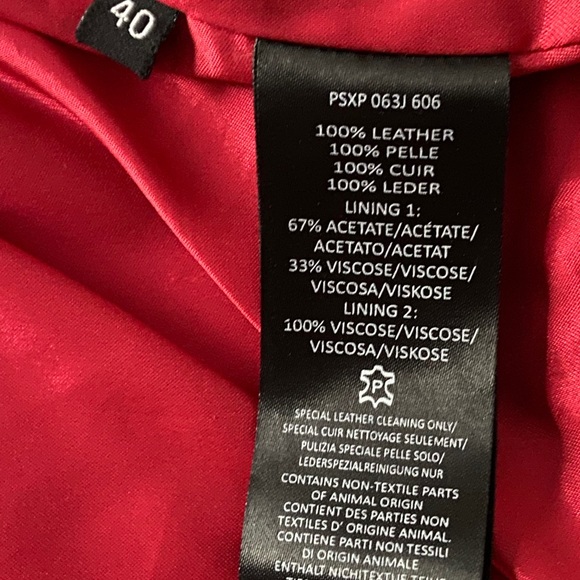 Paul Smith leather jacket - Picture 7 of 9